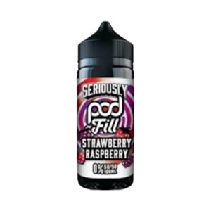 Strawberry Raspberry 100ml Seriously Pod Fill 50/50 Shortfill