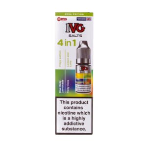 Soda Edition 4 in 1 (4 x 10ml) Nic Salt E-Liquid by IVG