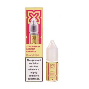 Strawberry Banana Rhubarb Nic Salt E-Liquid by Pod Salt Nexus