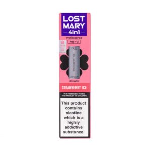 Strawberry Ice 4-in-1 Prefilled Pods by Lost Mary