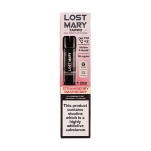 Strawberry Raspberry Tappo Prefilled Pods by Lost Mary