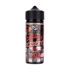 Strawberry Trifle 100ml Shortfill E-Liquid by Wick Addiction
