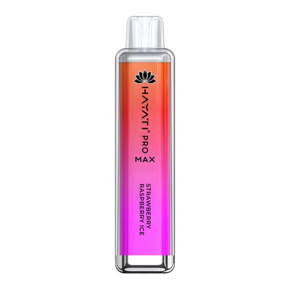 The Crystal Pro Max 4000 Puffs Strawberry Raspberry Ice Vape (0mg)