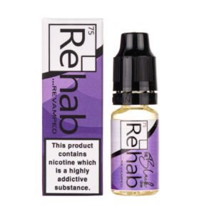 The Black One Rehab Nic Salt E-Liquid by Wick Addiction