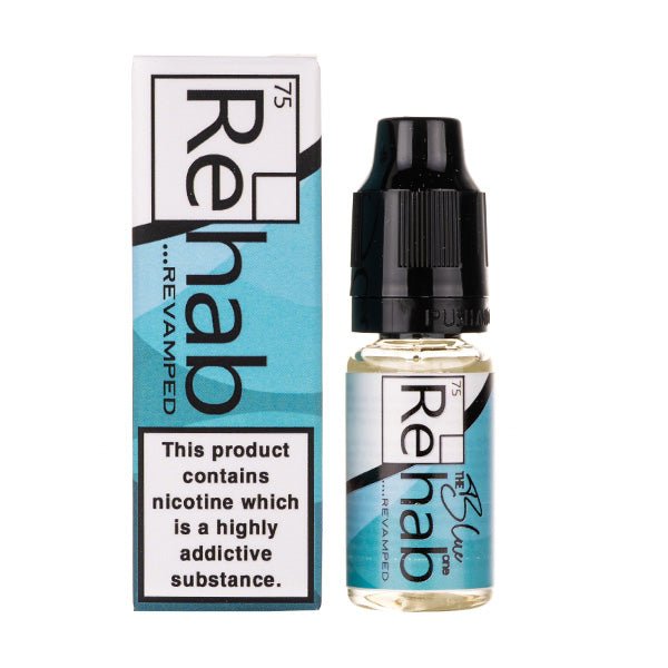 The Blue One Rehab Nic Salt E-Liquid by Wick Addiction