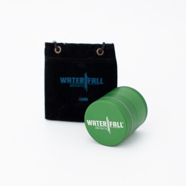Waterfall 4-Piece Dry Herb Grinder with Removable Screen - Matte (43mm) - Image 6