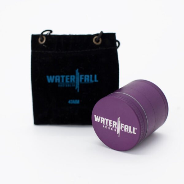 Waterfall 4-Piece Dry Herb Grinder with Removable Screen - Matte (43mm) - Image 16