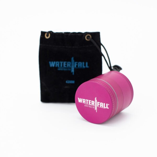 Waterfall 4-Piece Dry Herb Grinder with Removable Screen - Matte (43mm) - Image 12