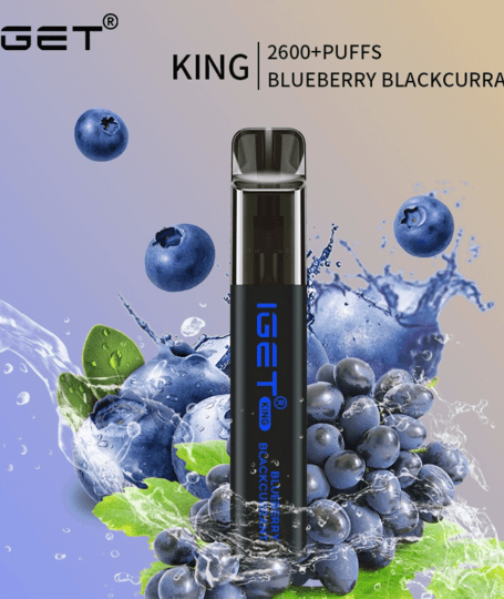 iGET KING VAPE 2600 PUFF – BLUEBERRY BLACKCURRANT