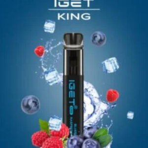 iGET KING VAPE 2600 PUFF – BLUEBERRY RASPBERRY ICE