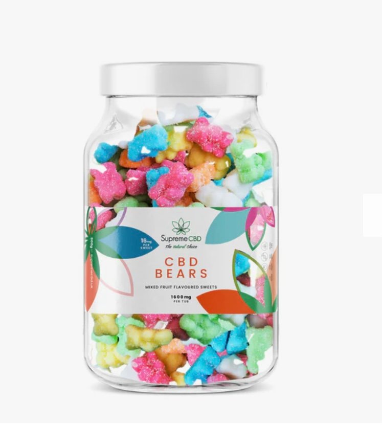 CBD Large Gummy Bears (1600mg)