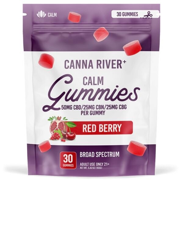 BROAD SPECTRUM CBD GUMMIES FOR CALM – CANNA RIVER - Image 3