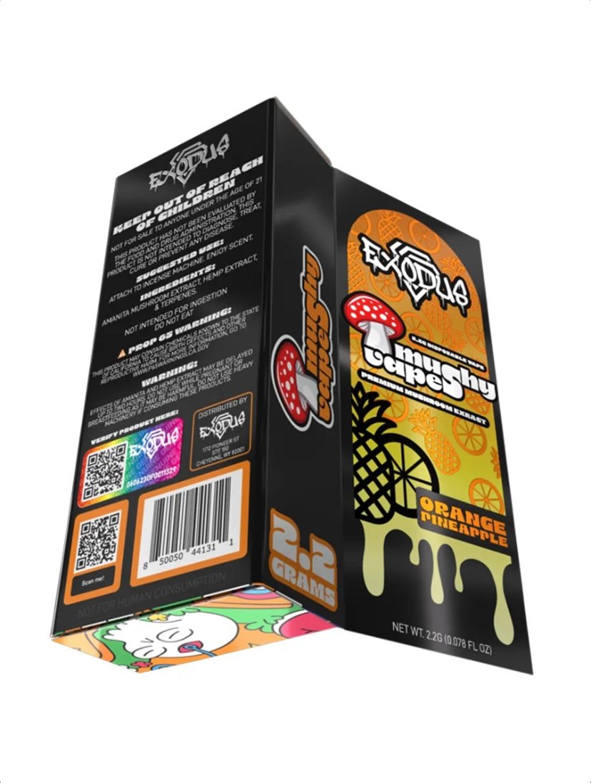 Orange Pineapple Exodus Mushy Disposable Vape 2.2G - Image 3
