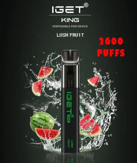 iGET KING VAPE 2600 PUFF – LUSH FRUIT