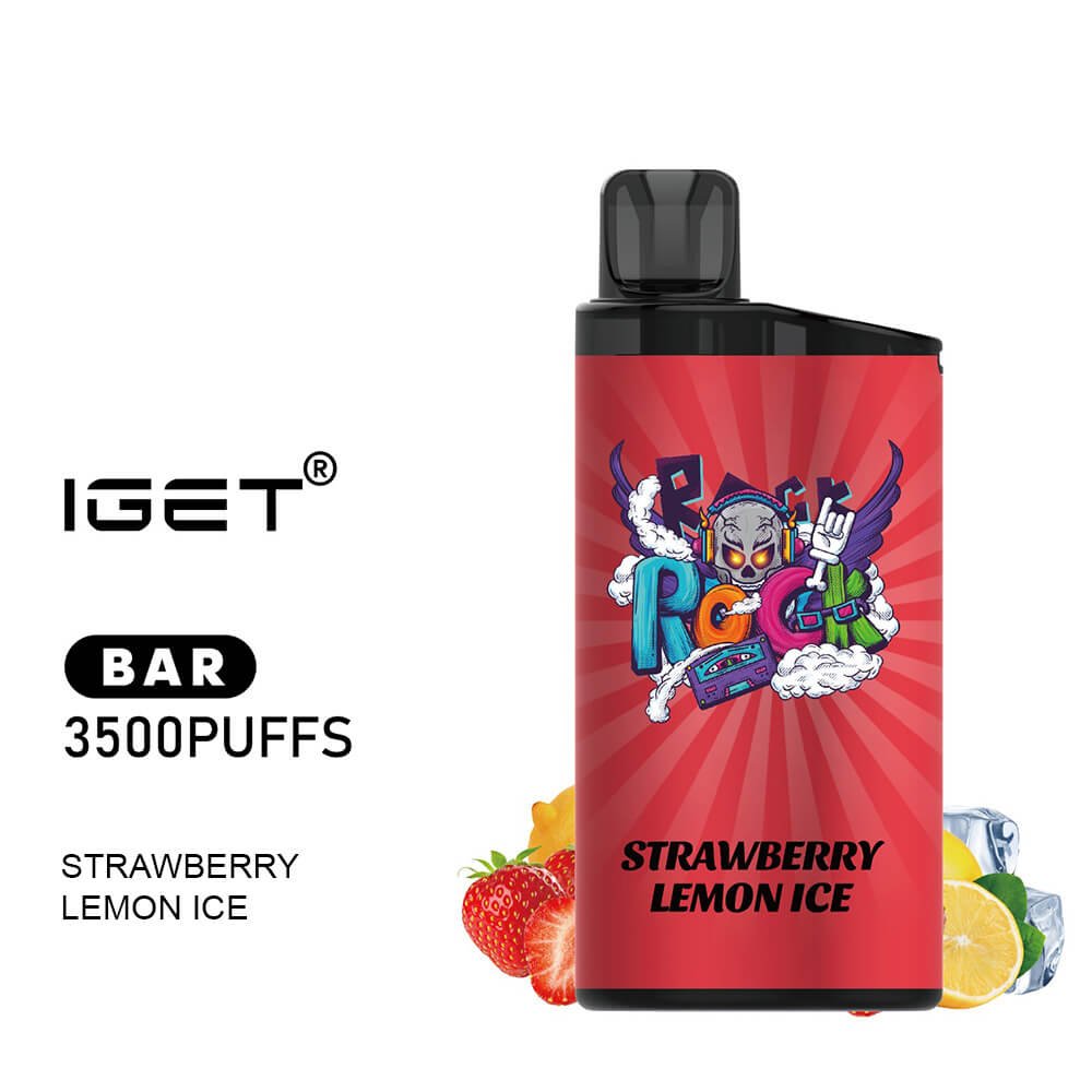 iGET BAR VAPE 3500 PUFF – STRAWBERRY LEMON ICE