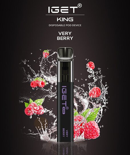 iGET KING VAPE 2600 PUFF – VERY BERRY
